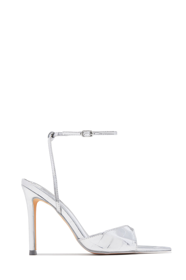 Load image into Gallery viewer, Kelcie Single Sole Heels - Silver
