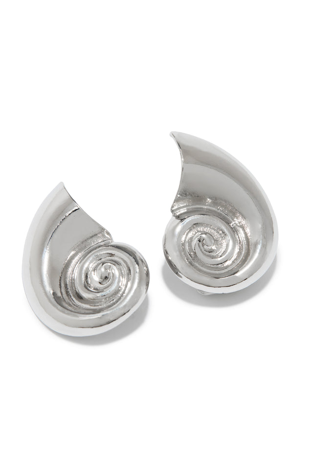 Load image into Gallery viewer, Leilani Sea Shell Earring - Silver
