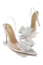Load image into Gallery viewer, Embellished Clear Pumps
