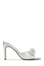 Load image into Gallery viewer, Mishelle Embellished Mule Heels - Clear
