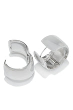 Load image into Gallery viewer, Statement Silver Hoops
