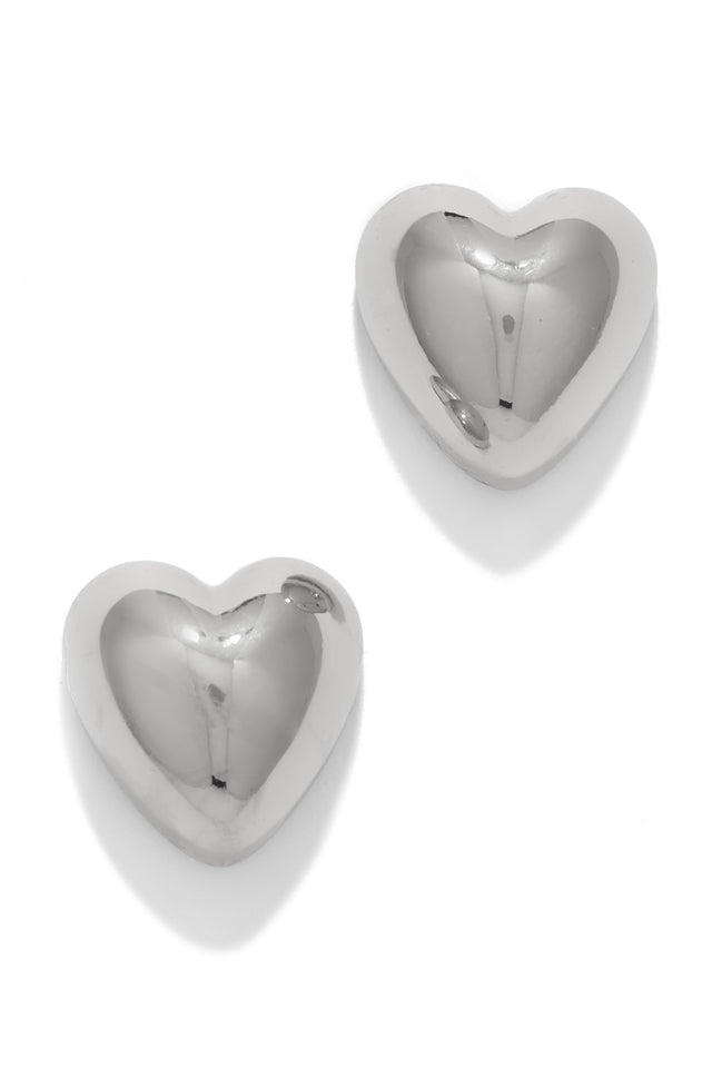 Load image into Gallery viewer, Endless Love Heart Shape Earring - Silver
