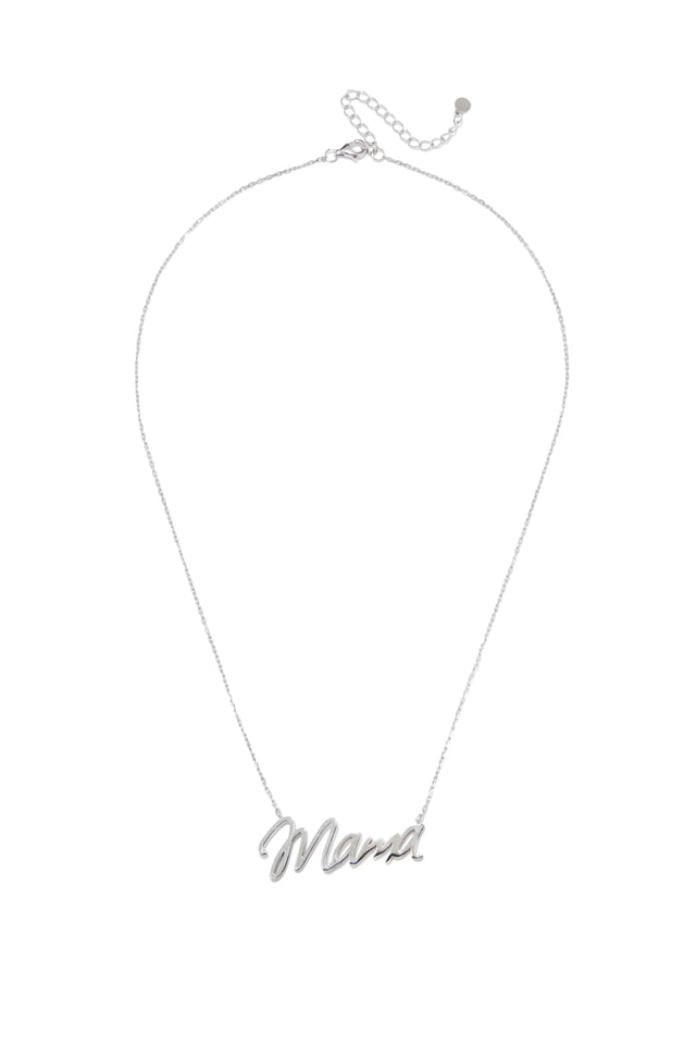 Load image into Gallery viewer, Silver MAMA Necklace
