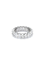 Load image into Gallery viewer, Embellished Silver-Tone Band Ring
