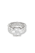 Load image into Gallery viewer, Silver Heart Embellished Ring
