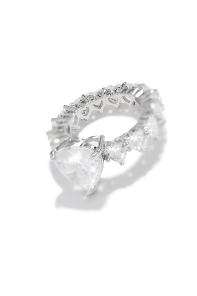 Load image into Gallery viewer, Embellished Silver Ring
