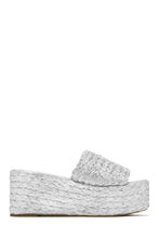 Load image into Gallery viewer, Silver Slip On Sandals
