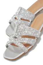 Load image into Gallery viewer, Silver-Tone Sandals
