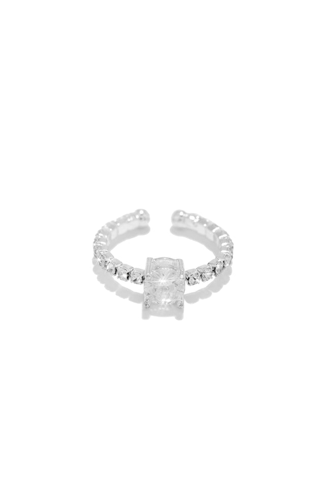Load image into Gallery viewer, Silver Embellished Toe Ring
