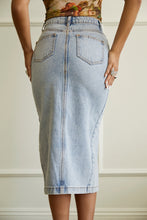 Load image into Gallery viewer, Blue Wash Denim Skirt
