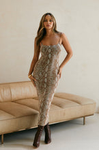 Load image into Gallery viewer, Snake Bodycon Dress
