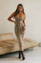 Load image into Gallery viewer, Snake Maxi Dress
