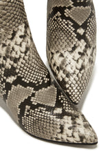 Load image into Gallery viewer, Zama Knee High Heel Boots - Snake
