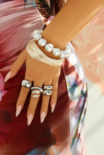 Load image into Gallery viewer, Kiany Statement Two Piece Ring Set - Silver
