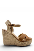 Load image into Gallery viewer, Sol Caliente Espadrille Wedges - Tan
