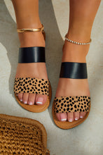 Load image into Gallery viewer, Spring Breaker Flat Slip On Sandals - Leopard
