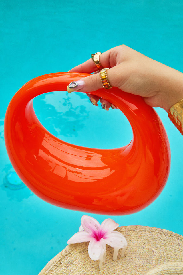 Load image into Gallery viewer, Stella Acrylic Handbag - Orange
