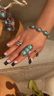 Briony Statement Ring - Turquoise