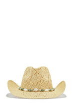 Load image into Gallery viewer, Gloriana Straw Western Hat - Ivory
