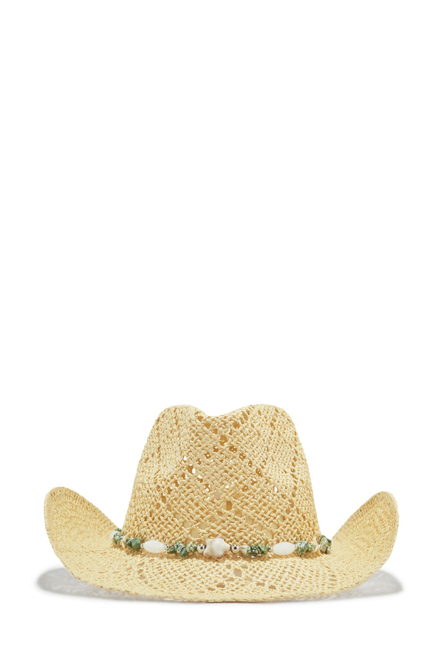 Load image into Gallery viewer, Gloriana Straw Western Hat - Ivory
