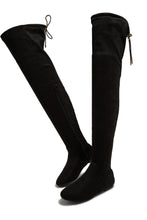 Load image into Gallery viewer, Strut &amp; Slay Over The Knee Boots - Black
