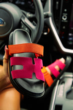 Load image into Gallery viewer, Women Holding Multi Color Sandals
