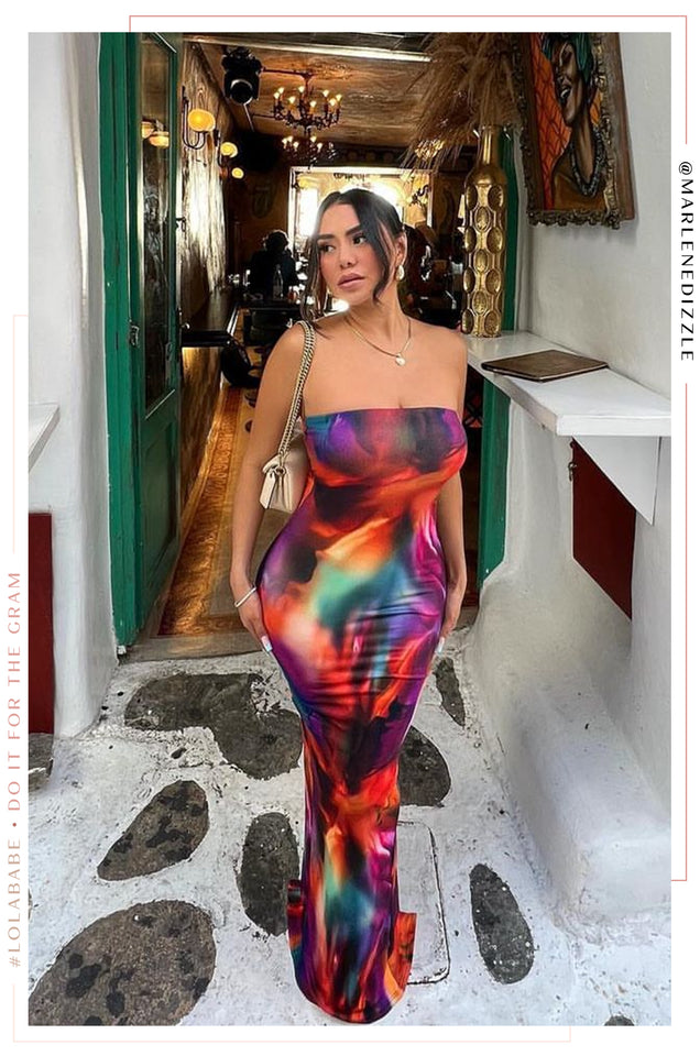 Load image into Gallery viewer, Multi Color Knit Dress
