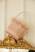 Load image into Gallery viewer, Sweet Touch Faux Fur Embellished Bag - Nude
