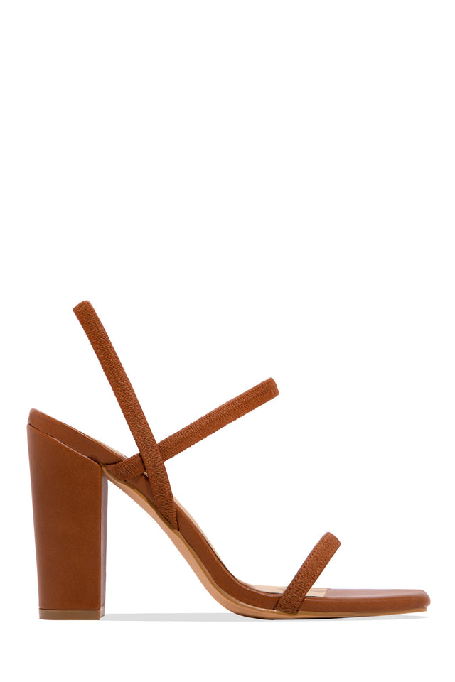 Load image into Gallery viewer, Emerie Slingback Block High Heels - Teal
