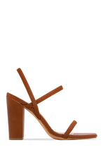 Load image into Gallery viewer, Emerie Slingback Block High Heels - White
