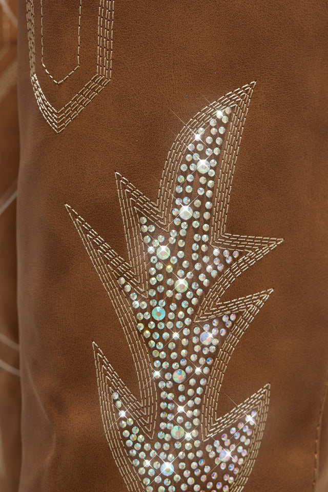 Load image into Gallery viewer, Tan Western Cowgirl Boots
