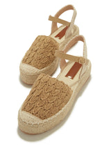 Load image into Gallery viewer, Natural Espadrille Sandals
