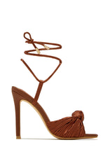 Load image into Gallery viewer, Brown Satin Heel
