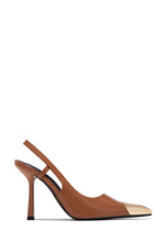Load image into Gallery viewer, Sophia Slingback Pumps - Camel
