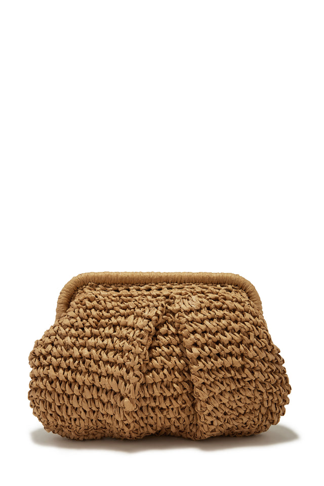 Load image into Gallery viewer, Tan Woven Handbag Perfect For Vacations
