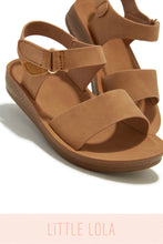 Load image into Gallery viewer, Tan Girls Summer Sandals
