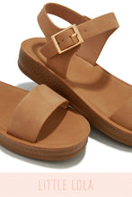 Load image into Gallery viewer, Tan Little Girl Sandals
