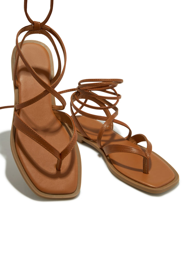 Load image into Gallery viewer, Brown Summer Sandals
