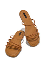 Load image into Gallery viewer, Sunny In Paradise Slip On Sandals - Tan
