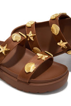 Load image into Gallery viewer, Shoreline Chunky Slip On Sandals - Tan
