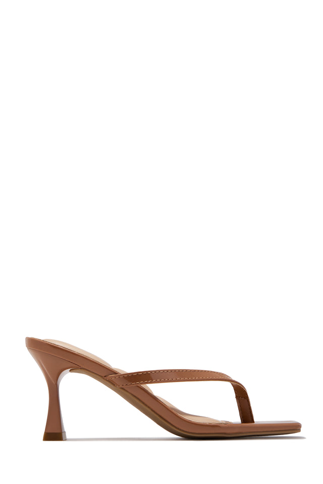 Load image into Gallery viewer, Angelie Mid Heel Mules - Tan
