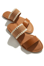 Load image into Gallery viewer, Janice Slip On Sandals - Tan
