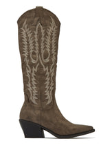 Load image into Gallery viewer, Brown Western Cowgirl Boot
