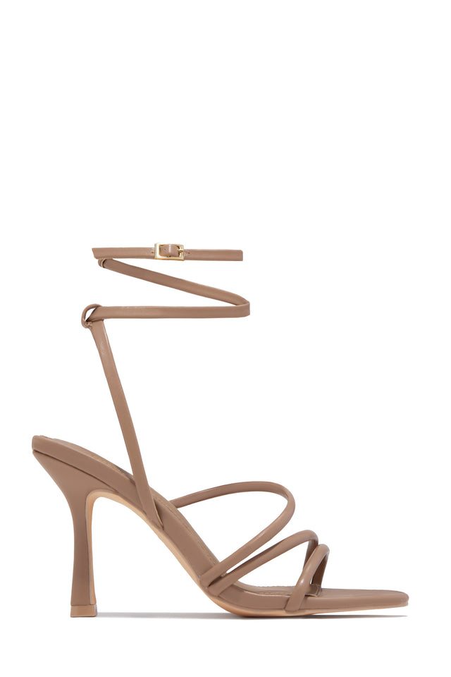 Load image into Gallery viewer, Katti Strappy Mid Heels - Nude
