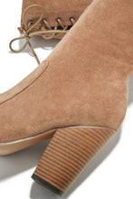 Load image into Gallery viewer, Roadie Over The Knee Block Heel Boots - Taupe
