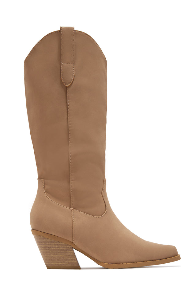 Load image into Gallery viewer, Festival Forever Cowgirl Boots - Taupe
