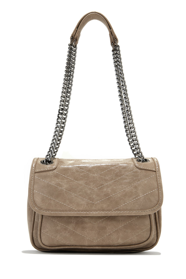Load image into Gallery viewer, Alicia Quilted Flap Crossbody Bag - Ivory
