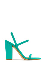 Load image into Gallery viewer, Emerie Slingback Block High Heels - White
