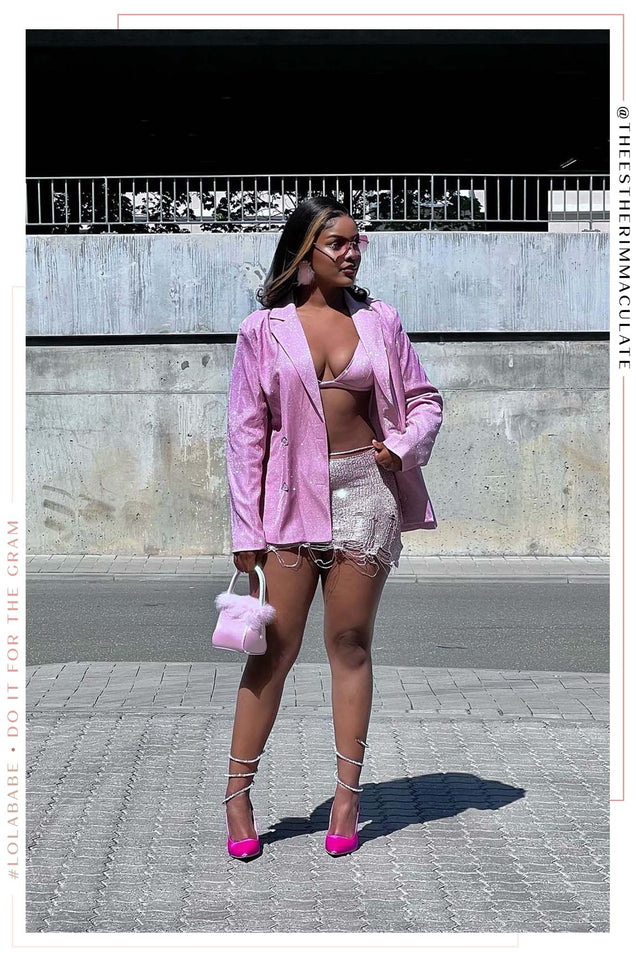 Load image into Gallery viewer, Birthday Suit Blazer - Pink
