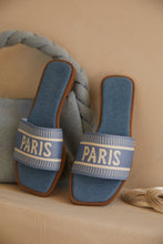 Load image into Gallery viewer, Travel Memories Slip On Sandals - Blue
